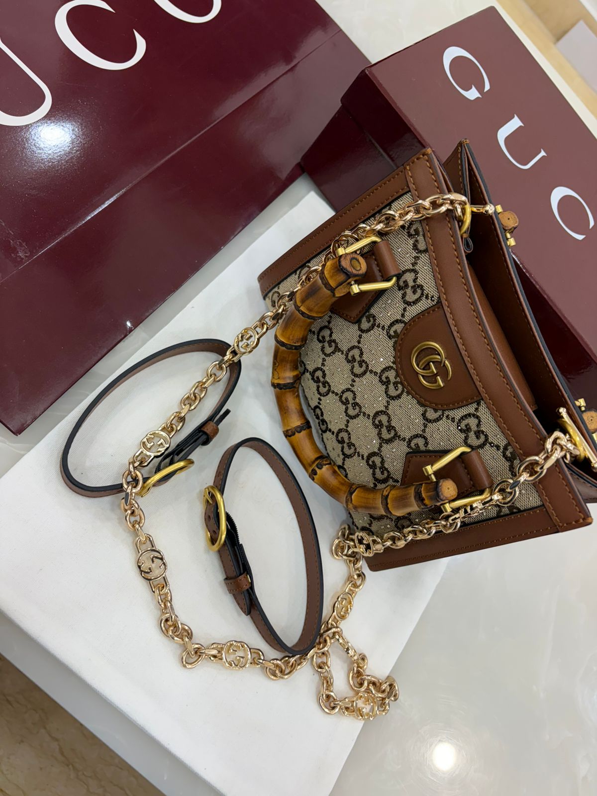 Gucci Diana mini tote bag