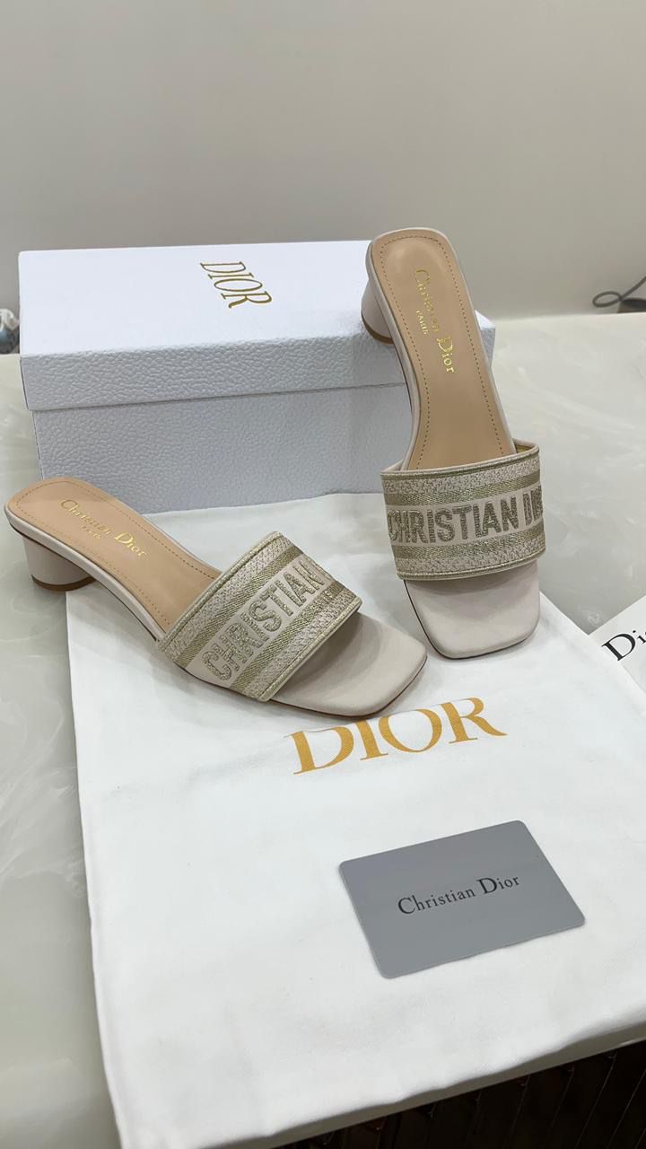 Christian Dior Dway Heeled Slides