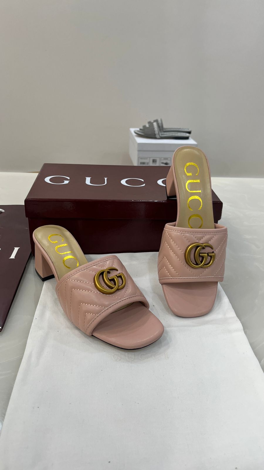 Gucci Marmont slide sandals