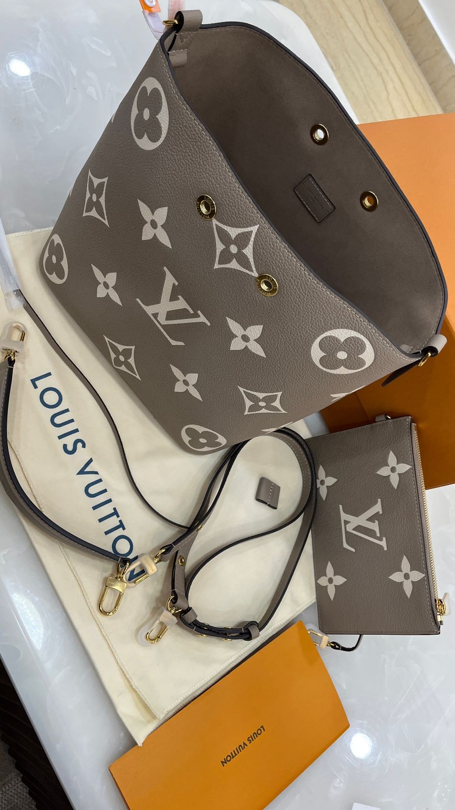 Louis Vuitton All In BB bucket bag