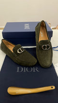 Dior suede loafers