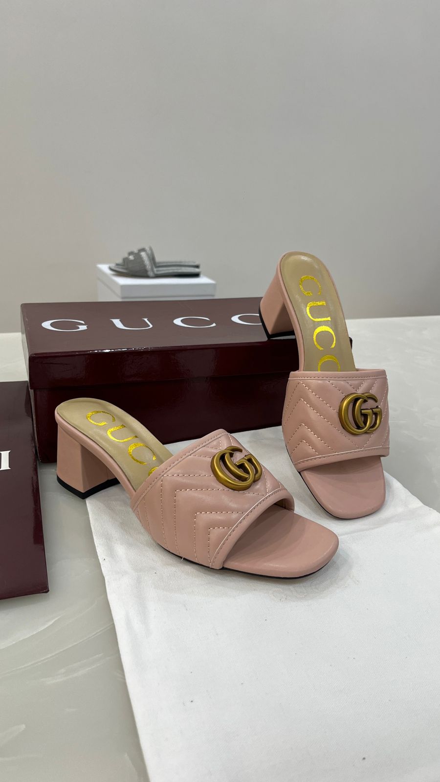 Gucci Marmont slide sandals