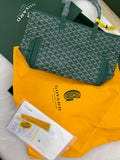 Green Goyard Saint Louis PM tote bag,