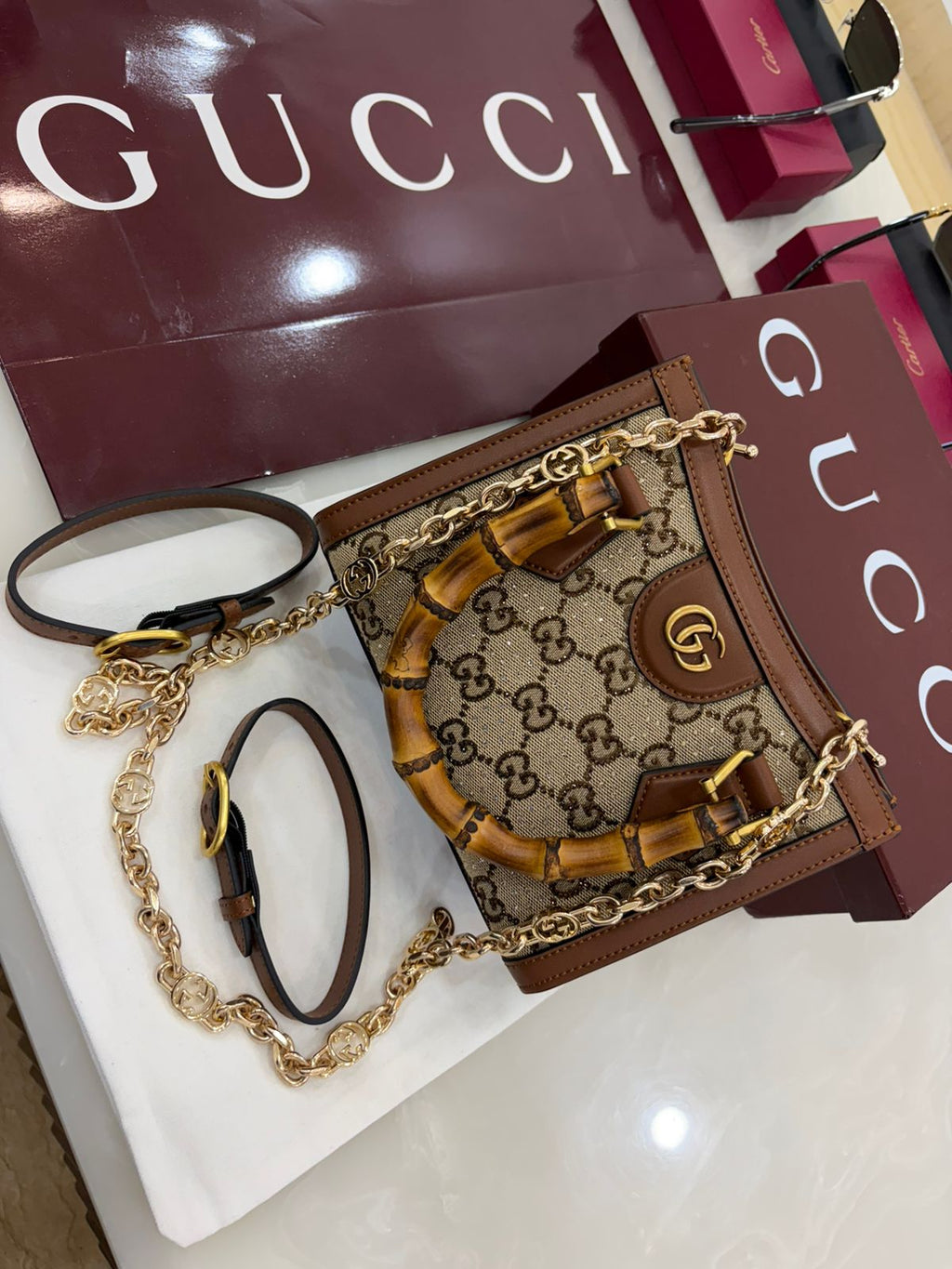 Gucci Diana mini tote bag