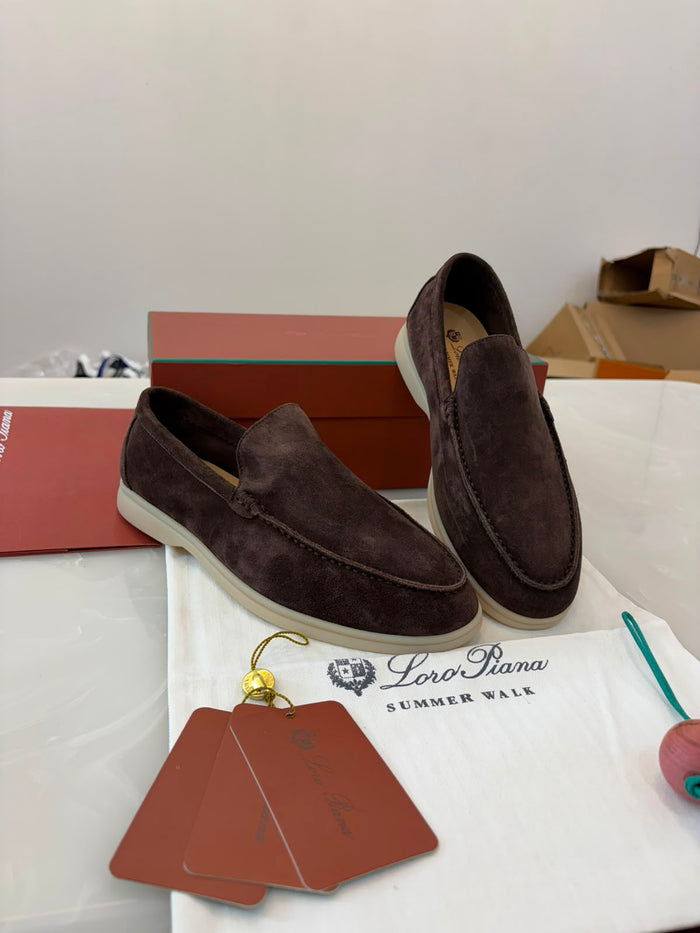 Loro Piana Brown Summer walks Loafers