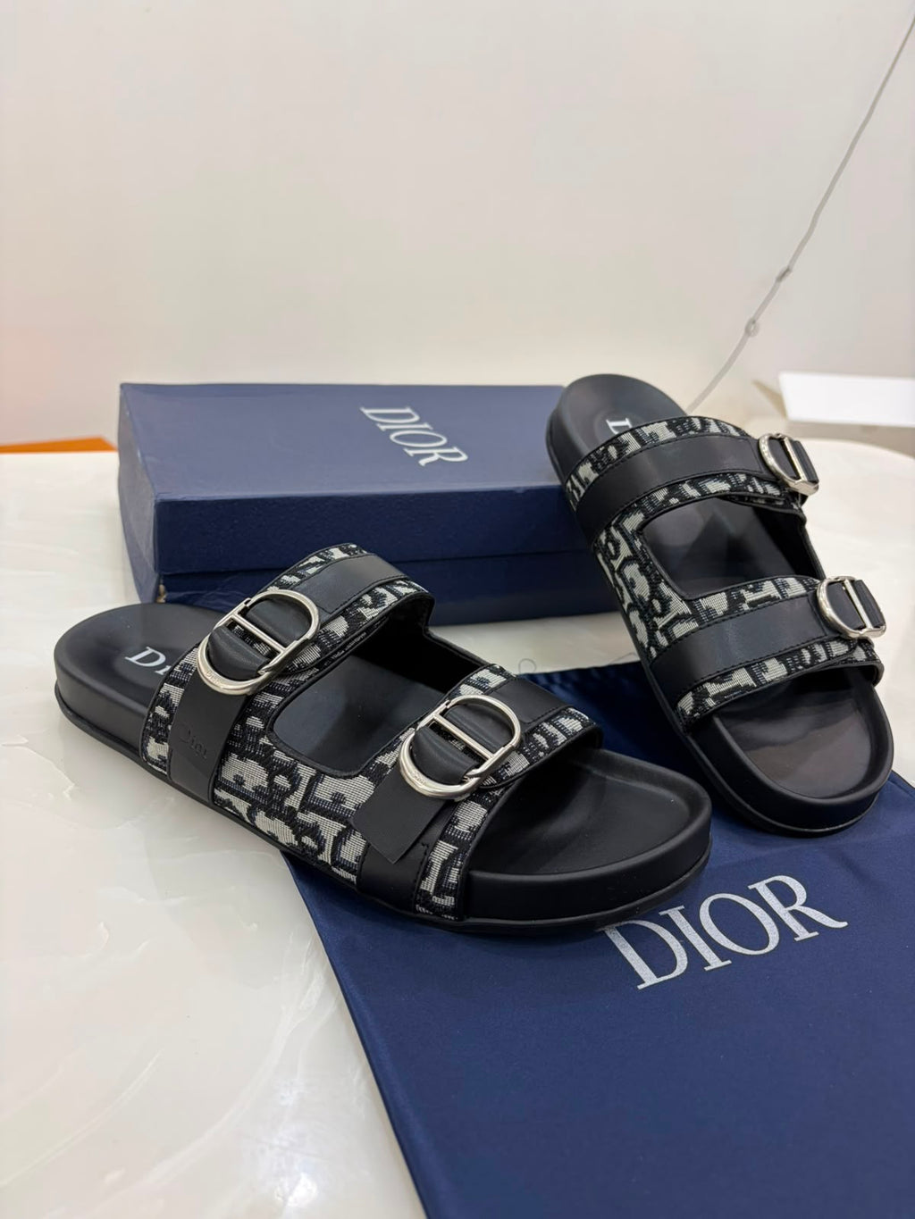 Dior Aqua sandals