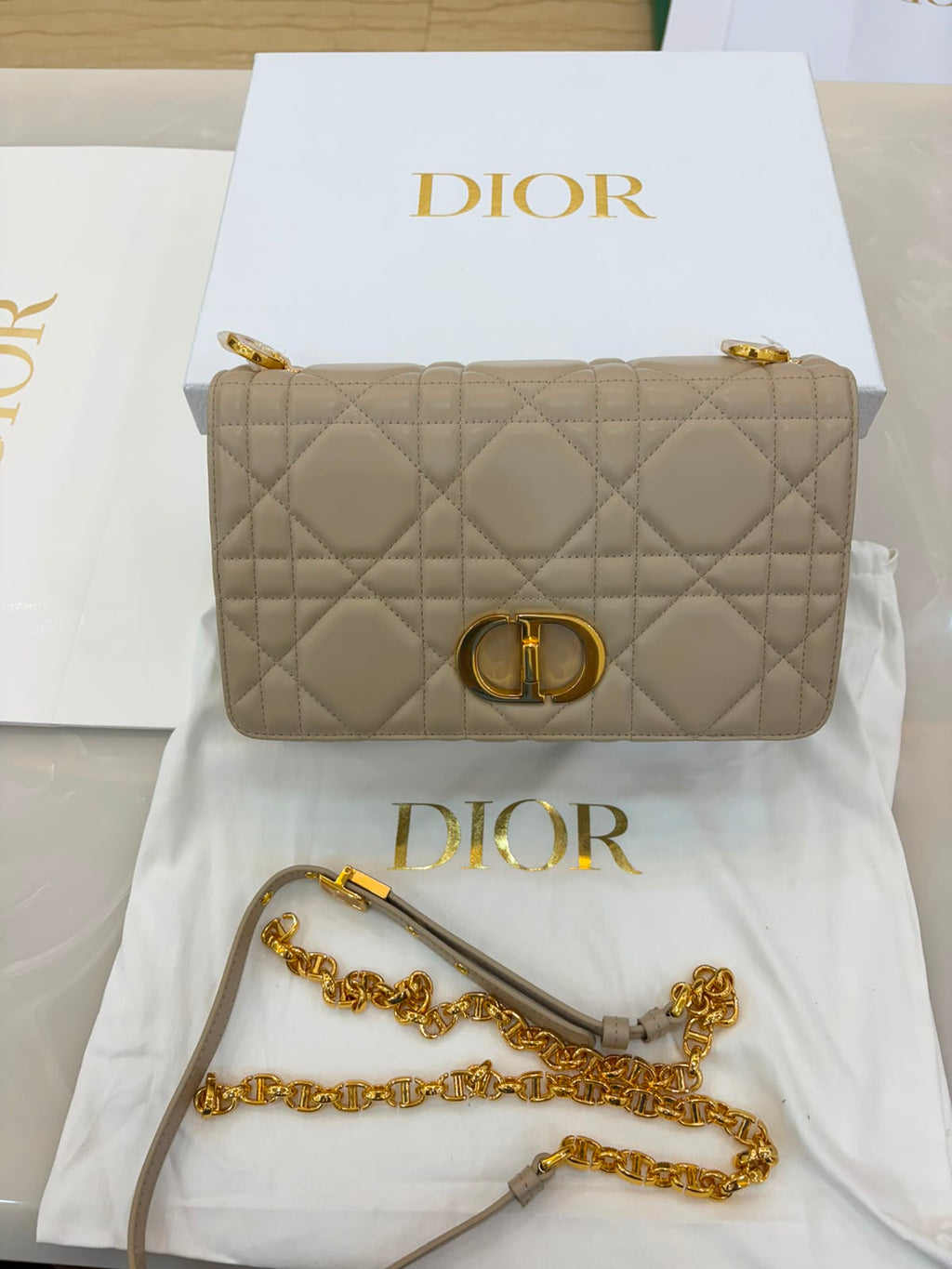 Dior Small Caro bag in beige
