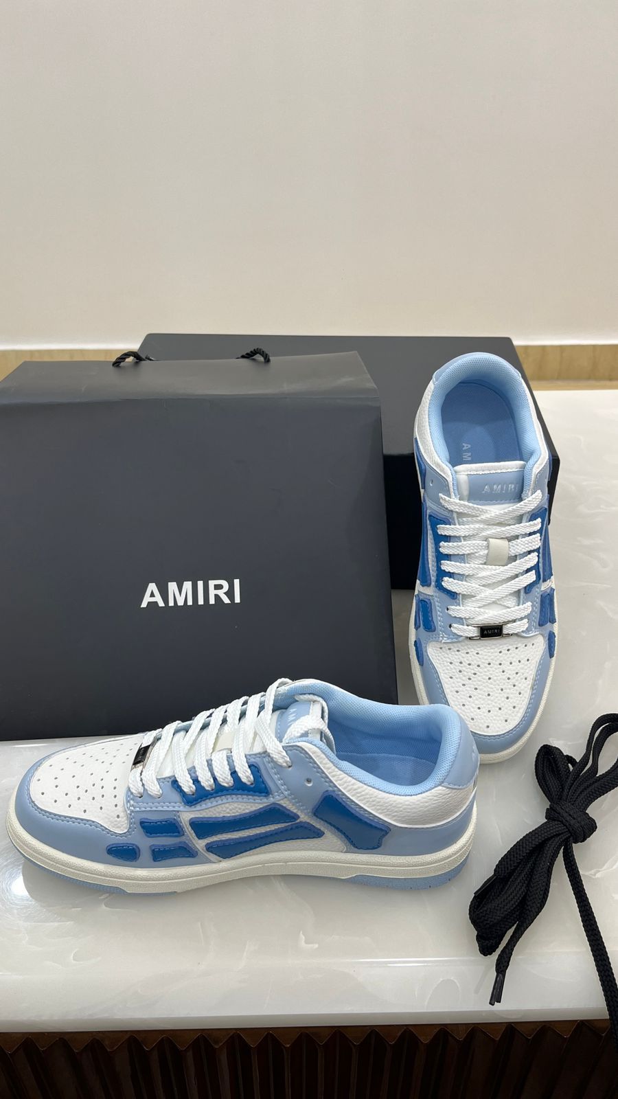 Amiri Skel Top Low sneakers blue white