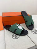 Green Hermès Izmir sandals