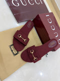 Gucci Horsebit GG slides